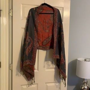 Multicolored Paisley Scarf
